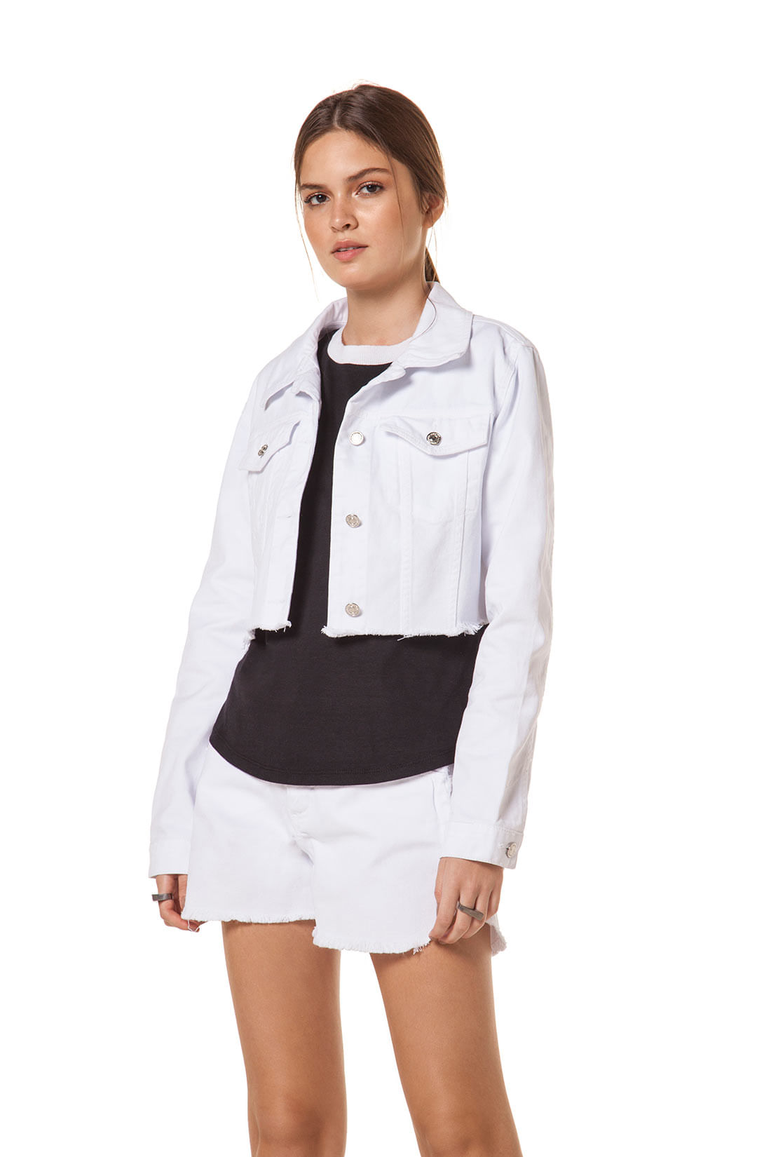 jaqueta cropped branca